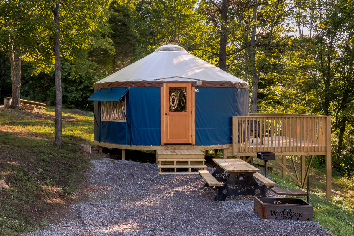 Yurt at Windrock Park 