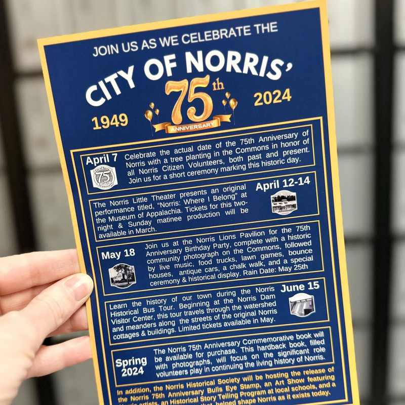 City of Norris 75th Anniversary Birthday Party